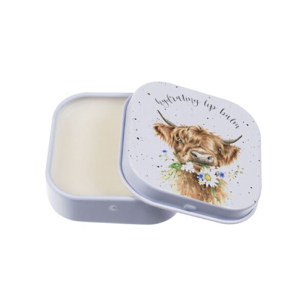 'Daisy Coo' highland cow Lip Balm Tin