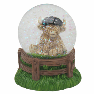 Lesser & Pavey HIGHLAND COW CAP WATER GLOBE