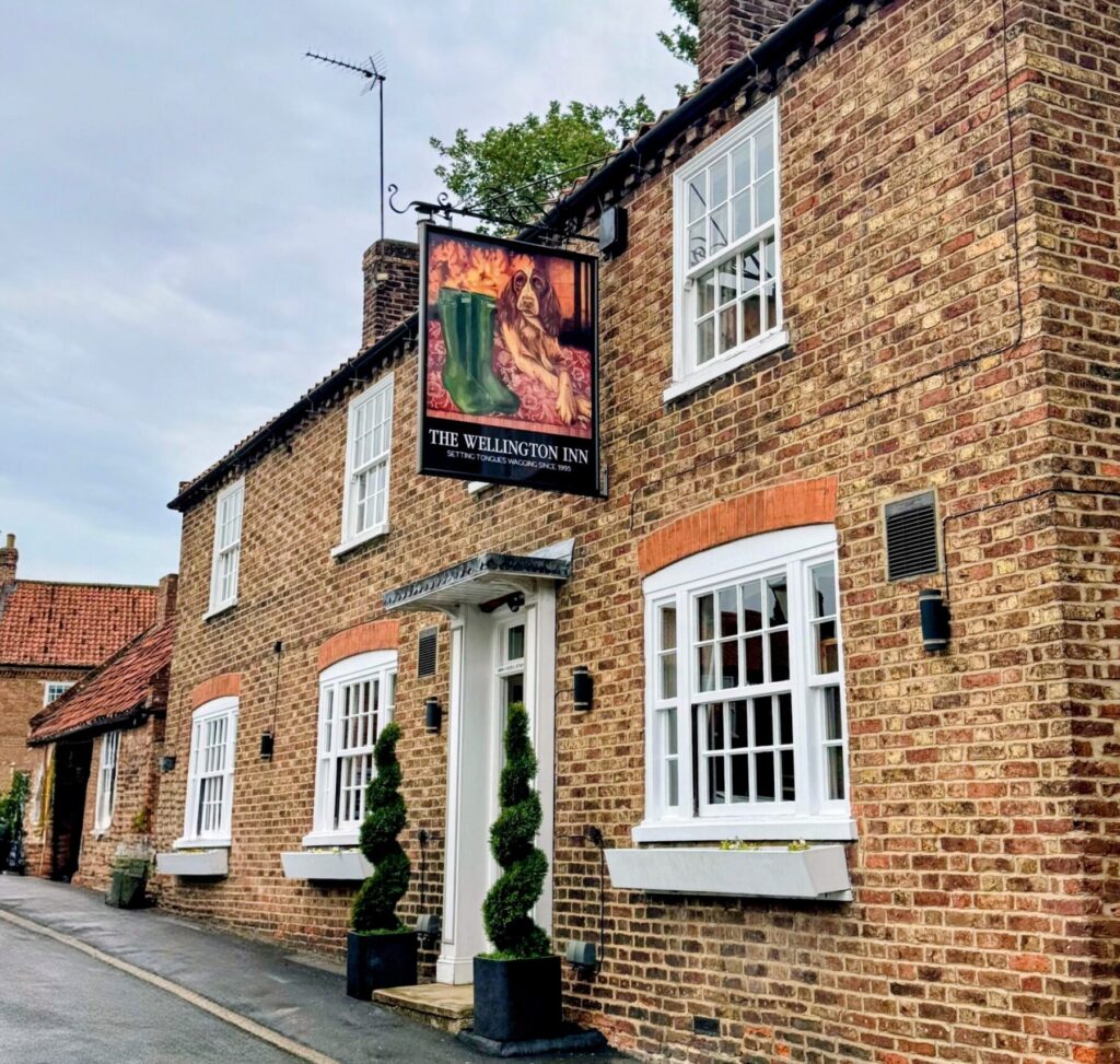 The outside of the Wellington Inn, Lund