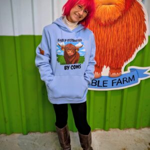 Dumble Farm "Easily distracted by cows" Hoodie