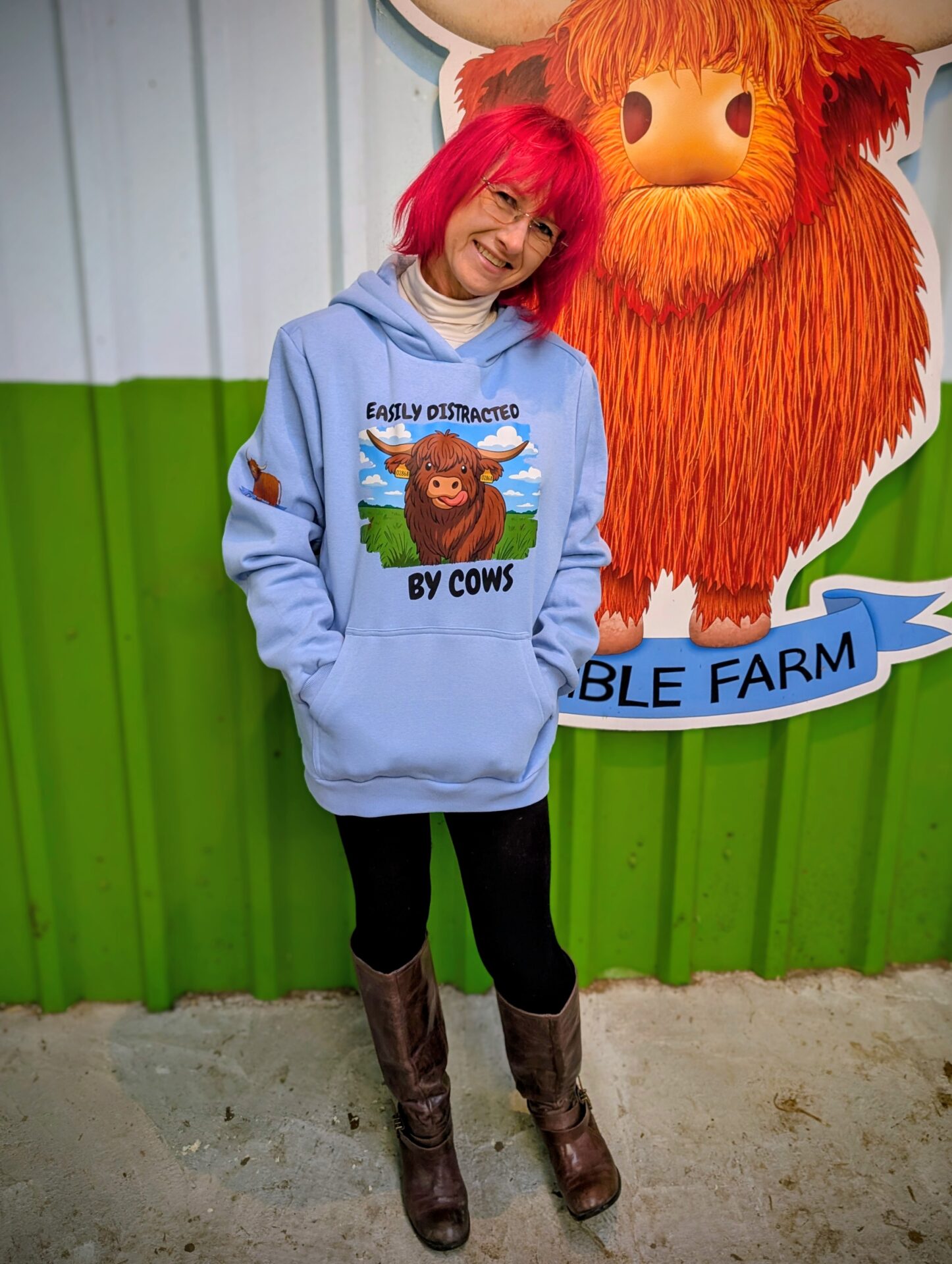 Dumble Farm "Easily distracted by cows" Hoodie