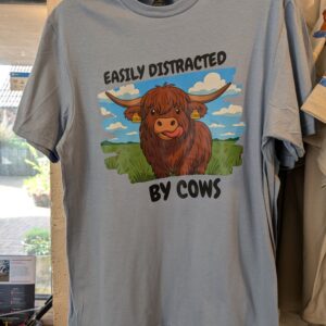 Dumble Farm "Easily distracted by cows" T-shirt