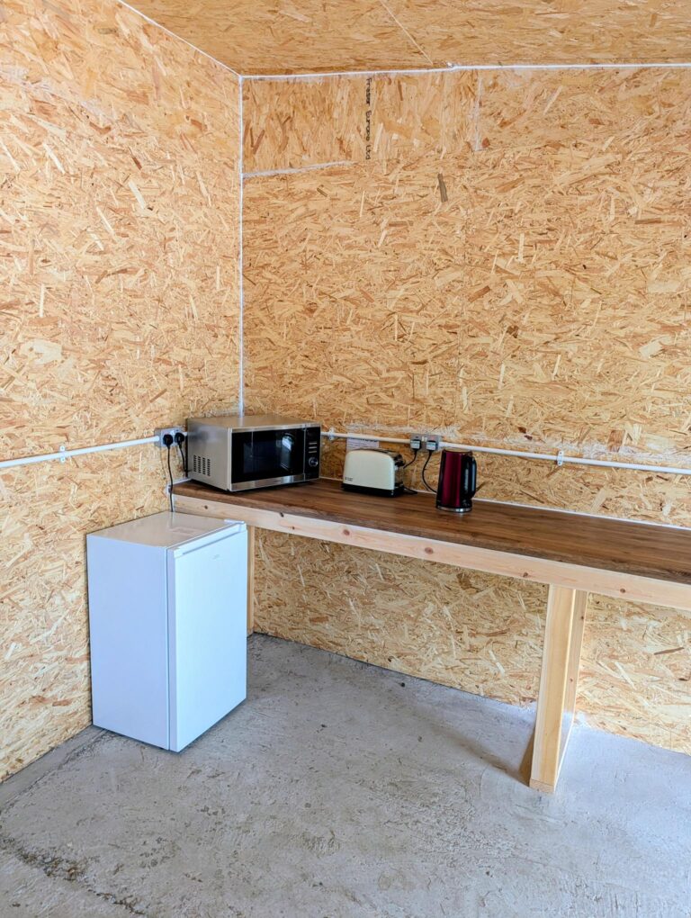 Campsite kitchen