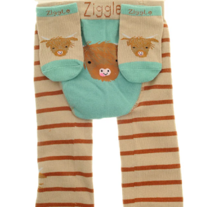 Highland Cow Leggings and Socks Set