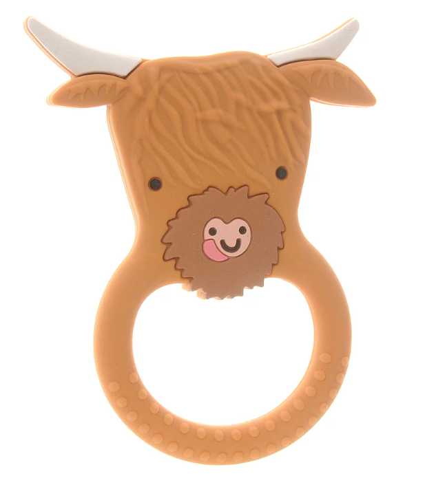 Highland Cow Teether Silicone