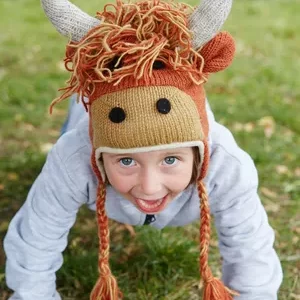 Pachamama Highland Cow Chullo ( Kids)