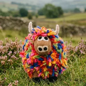Archie The Highland Cow In Colour