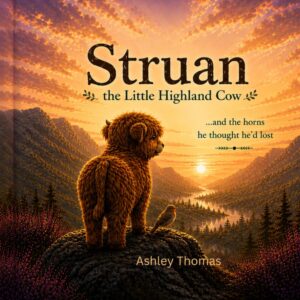 Struan the little highland cow: ......and the horns he thought he lost