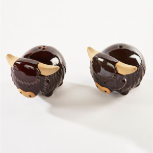 Highland Cow Salt and Pepper Shakers